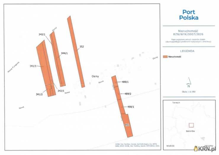 Osiny, ul. , Działki  do wynajęcia, 