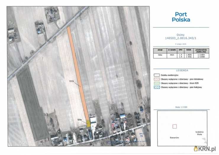 Osiny, ul. , Działki  do wynajęcia, 
