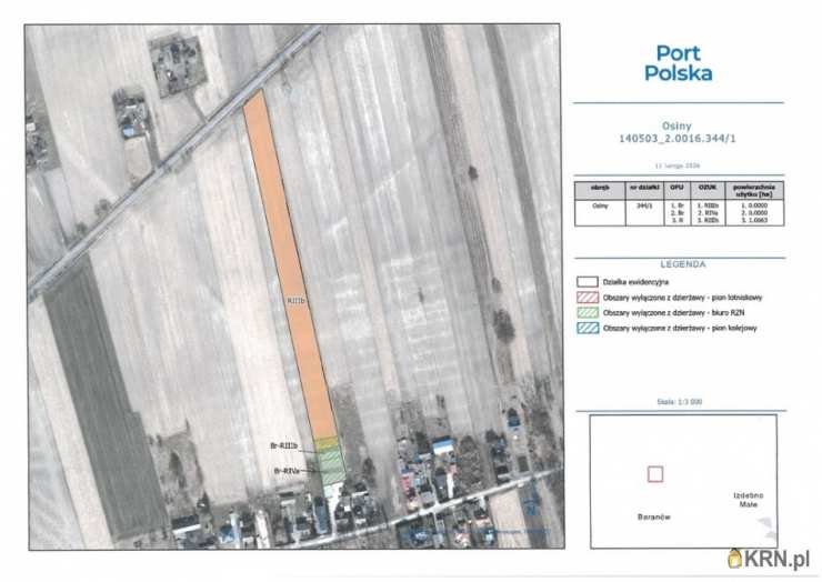 Osiny, ul. , , Działki  do wynajęcia