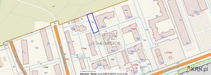 Działki  na sprzedaż, Warszawa, Wawer/Marysin Wawerski, ul. Korkowa, 