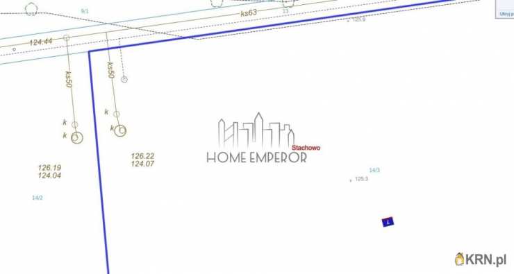 Stachowo, ul. Gruntowa, Działki  na sprzedaż, 