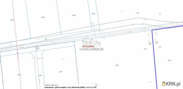 Stachowo, ul. Gruntowa, , Działki  na sprzedaż