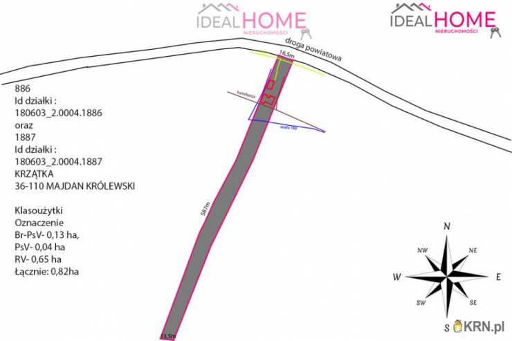 Krzątka, ul. , Działki  na sprzedaż, 