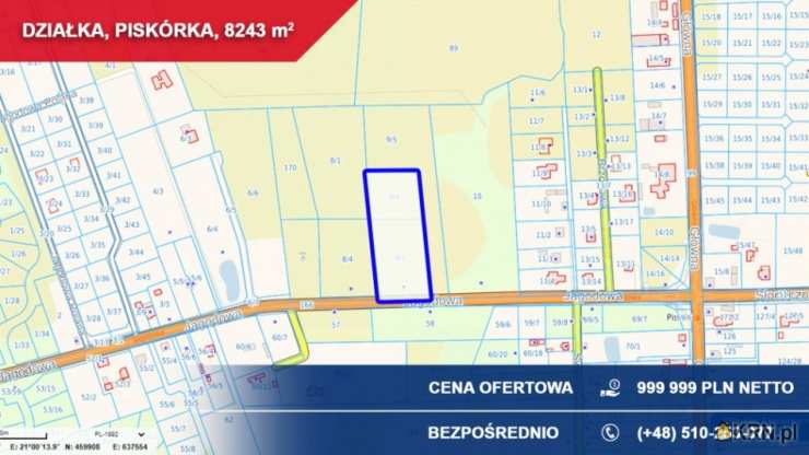 Działki  na sprzedaż, Piskórka, ul. Jagodowa, 