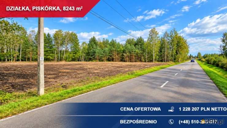 Działki  na sprzedaż, Piskórka, ul. Jagodowa, 