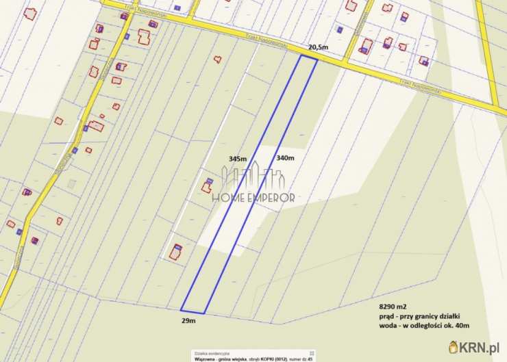 Działki  na sprzedaż, Kopki, ul. Trakt Napoleoński, 