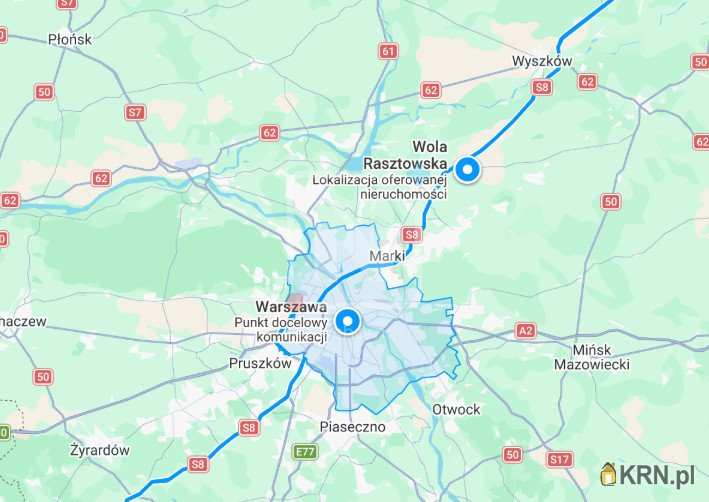 Wola Rasztowska, ul. Warszawska, Działki  na sprzedaż, 