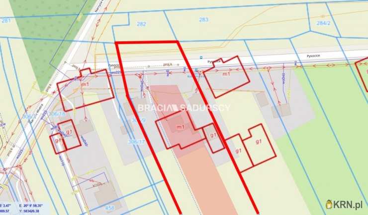 BRACIA SADURSCY NIERUCHOMOŚCI ODDZIAŁ BS5 NOWA HUTA, Działki  na sprzedaż, Kraków, Nowa Huta, ul. Pysocice