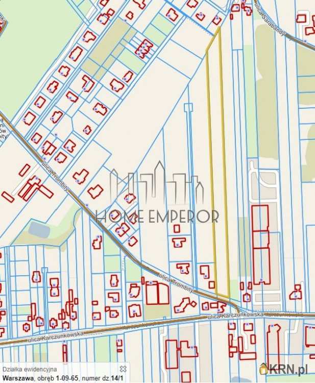 Działki  na sprzedaż, Warszawa, Ursynów/Jeziorki, ul. Trombity, 
