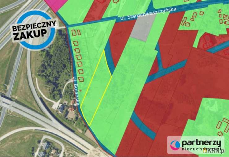 Działki  na sprzedaż, Gdynia, Wielki Kack, ul. Starochwaszczyńska, 