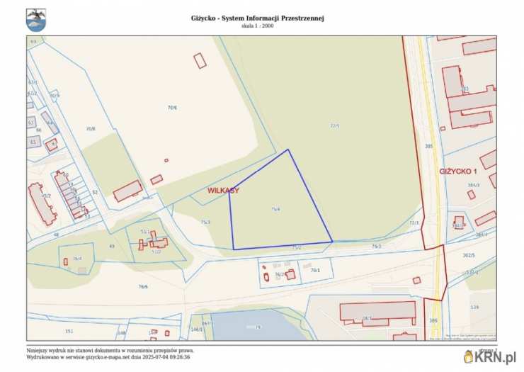 Wilkasy, ul. , Działki  na sprzedaż, 