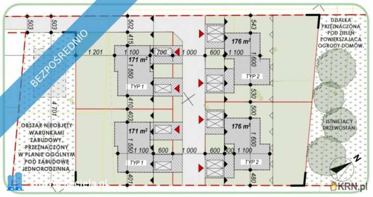 , Poznań, Grunwald/Fabianowo, ul. Kotowo, Działki  na sprzedaż