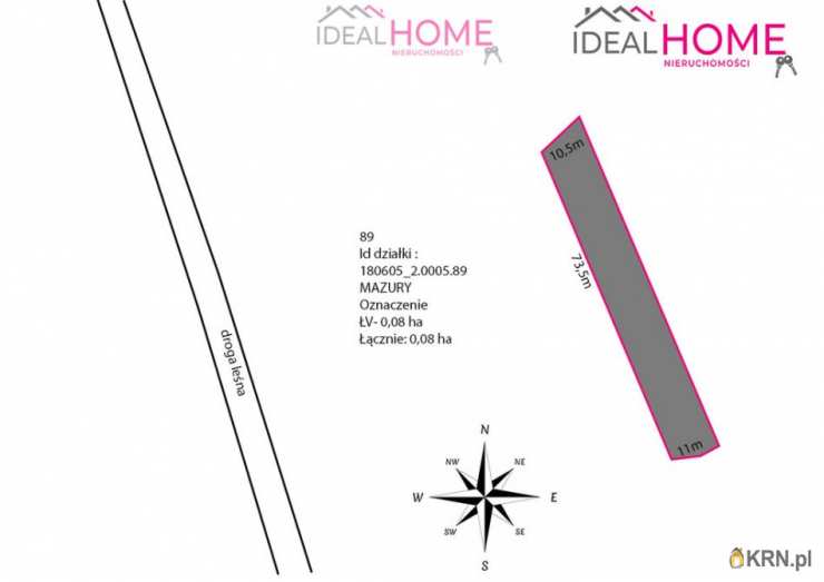 Mazury, ul. , Działki  na sprzedaż, 