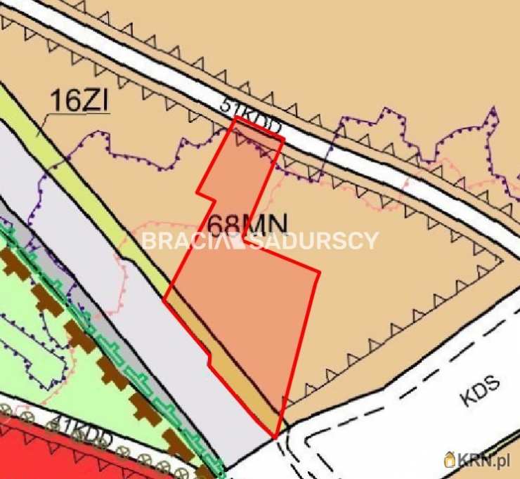 Rząska, ul. Półkole, Działki  na sprzedaż, 