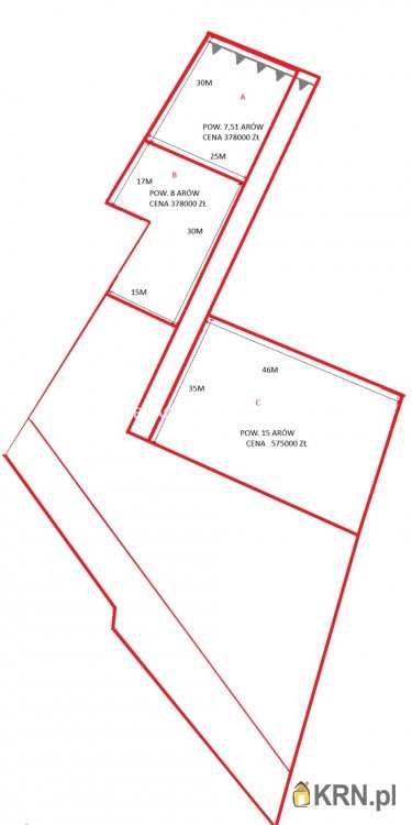 Rząska, ul. Półkole, , Działki  na sprzedaż