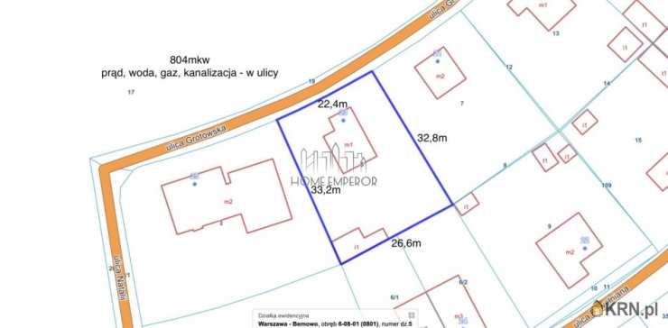 Działki  na sprzedaż, Warszawa, Bemowo/Boernerowo, ul. Grotowska, 