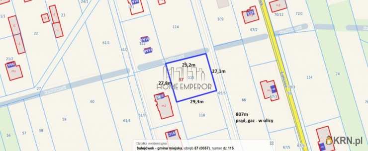 Home Emperor Sp. z o.o., Działki  na sprzedaż, Sulejówek, ul. Czynu Społecznego