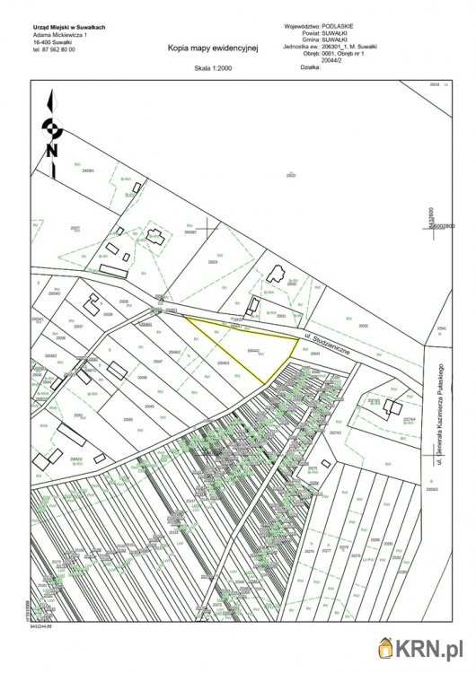 Działki  na sprzedaż, Suwałki, ul. , 