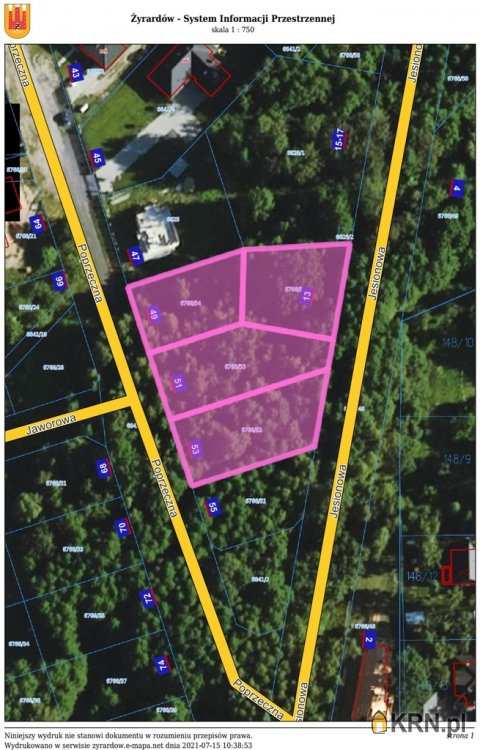 Działki  na sprzedaż, Żyrardów, ul. , 