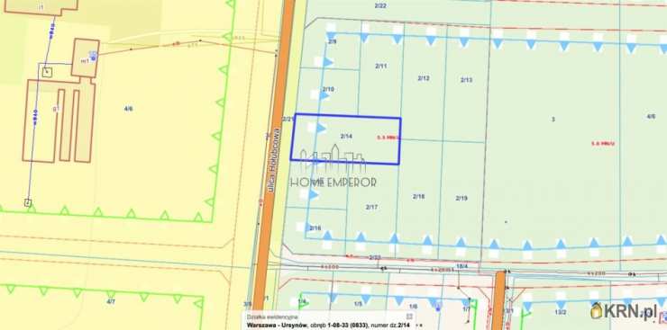 Działki  na sprzedaż, Warszawa, Ursynów/Grabów, ul. Hołubcowa, 