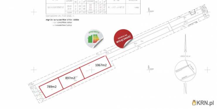 Działki  na sprzedaż, Kraków, Wzgórza Krzesławickie/Wadów, ul. Wadowska, 