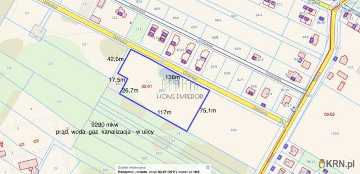 Radzymin, ul. Dębowa, , Działki  na sprzedaż