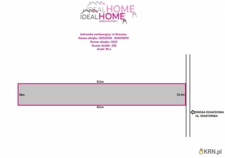 , Rzeszów, Budziwój, ul. , Działki  na sprzedaż