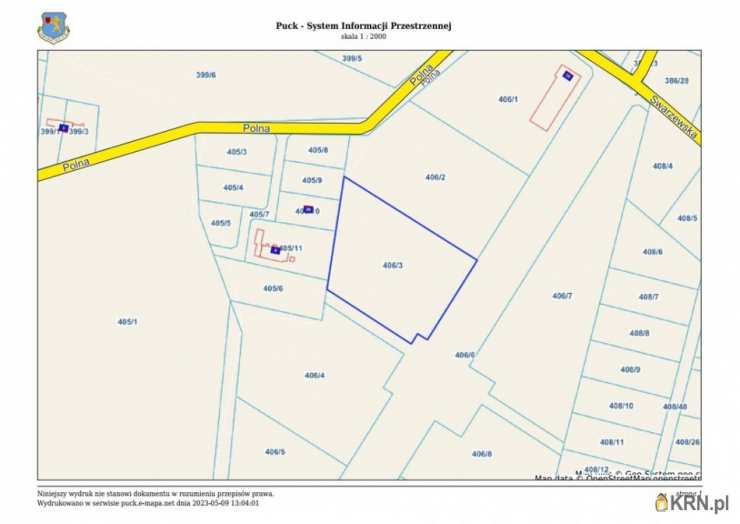 Działki  na sprzedaż, Łebcz, ul. , 