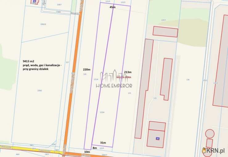 Działki  na sprzedaż, , Wilcza Góra, ul. Żwirowa