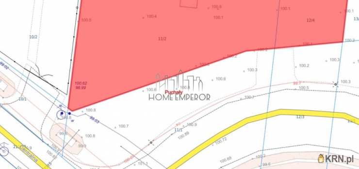Puchały, ul. Centralna, Działki  na sprzedaż, 