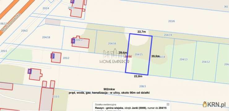 Janki, ul. Mszczonowska, Działki  na sprzedaż, 
