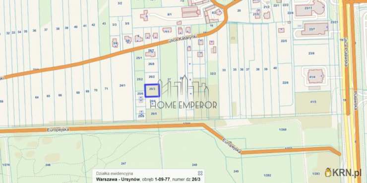 Działki  na sprzedaż, , Warszawa, Ursynów, ul. Katarynki
