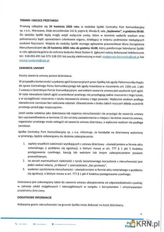 Teresin, ul. , , Działki  do wynajęcia