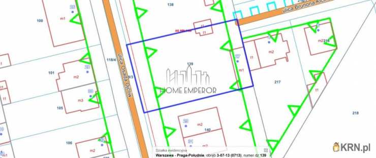 Warszawa, Praga Południe/Gocławek, ul. Osada Ojców, , Działki  na sprzedaż