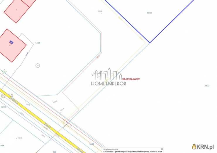 Władysławów, ul. Zielona, Działki  na sprzedaż, 