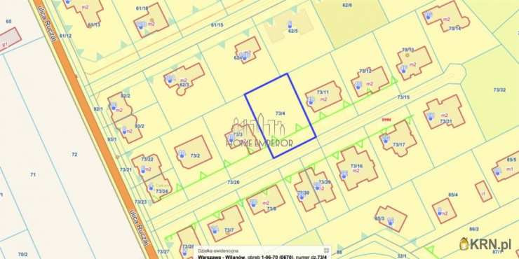 Działki  na sprzedaż, Warszawa, Wilanów/Powsin, ul. Ruczaj, 