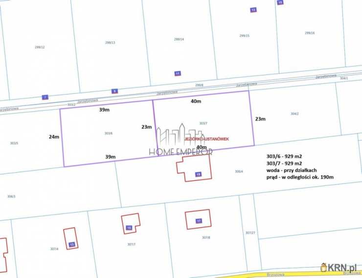 Działki  na sprzedaż, , Jeziórko, ul. Jarzębinowa