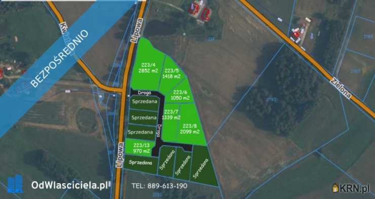 Działki  na sprzedaż, Połęczyno, ul. , 