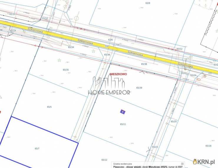 Mieszkowo, ul. Szklarniowa, Działki  na sprzedaż, 