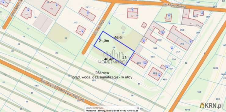 Warszawa, Wesoła, ul. Klonowa (Wesoła), , Działki  na sprzedaż