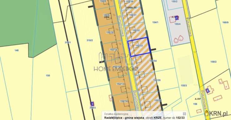 Działki  na sprzedaż, Krze Duże, ul. Bursztynowa, 