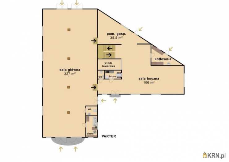 Lubicz Dolny, ul. Grębocka, Lokal użytkowy  do wynajęcia, 