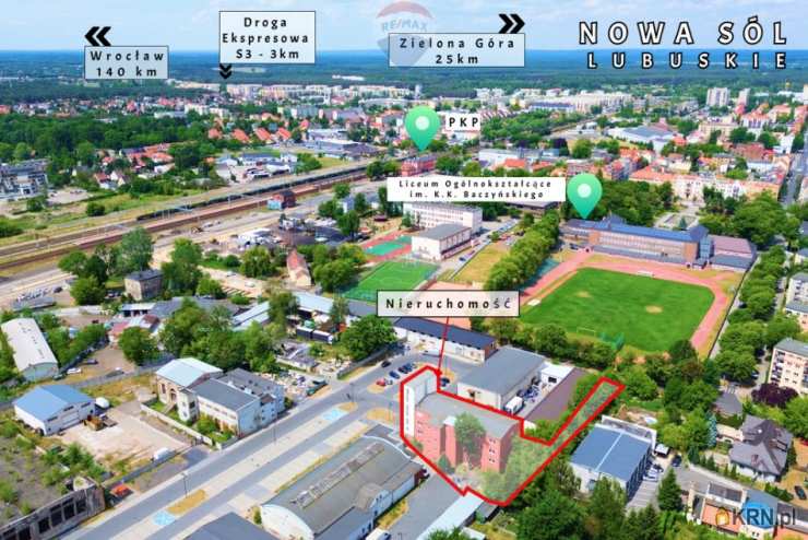 Lokal użytkowy  na sprzedaż, 10 pokojowe, Nowa Sól, ul. 