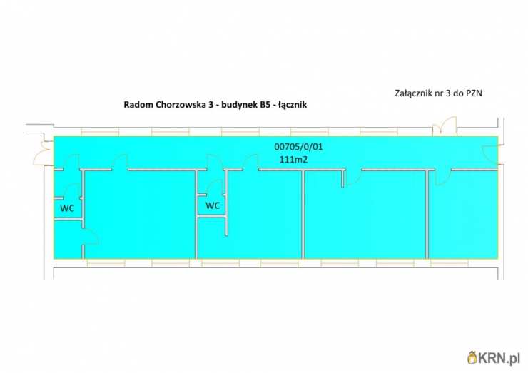 Lokal użytkowy  do wynajęcia, 4 pokojowe, Radom, ul. Chorzowska