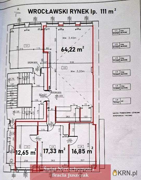 Wrocław, Stare Miasto, ul. , Lokal użytkowy  do wynajęcia, 4 pokojowe