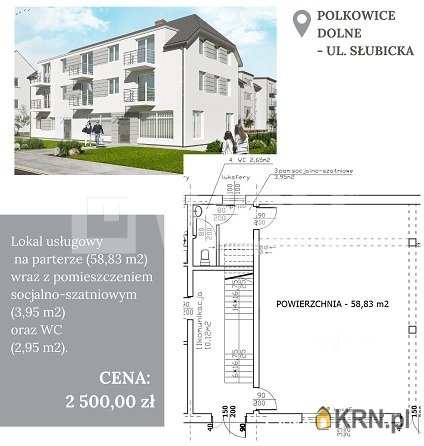 1 pokojowe, Lokal użytkowy  do wynajęcia, Polkowice, ul. 