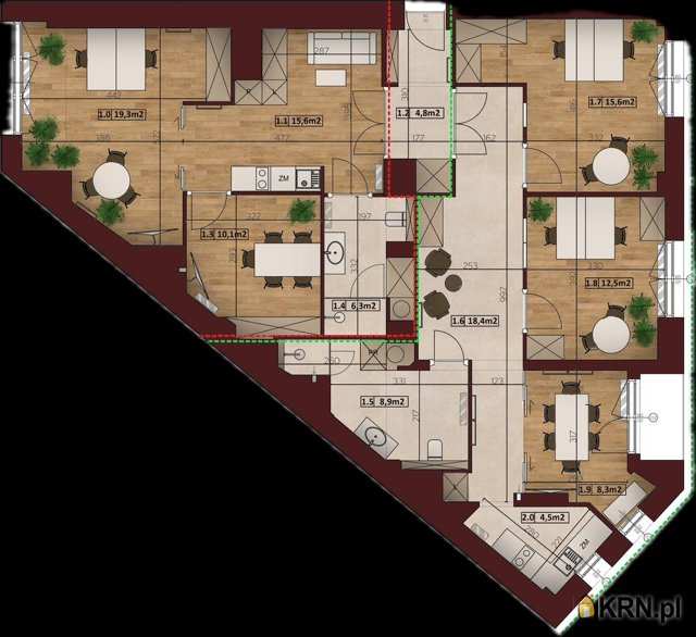 Hamilton May, Lokal użytkowy  do wynajęcia, Kraków, Stare Miasto, ul. T. Lenartowicza