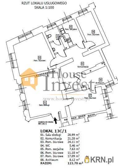 Lokal użytkowy  na sprzedaż, , Legnica, ul. 