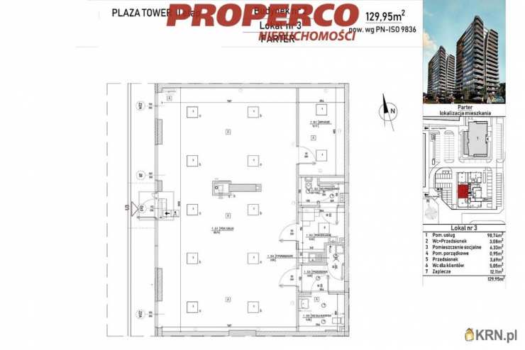 1 pokojowe, Kielce, ul. Zagnańska, Lokal użytkowy  na sprzedaż