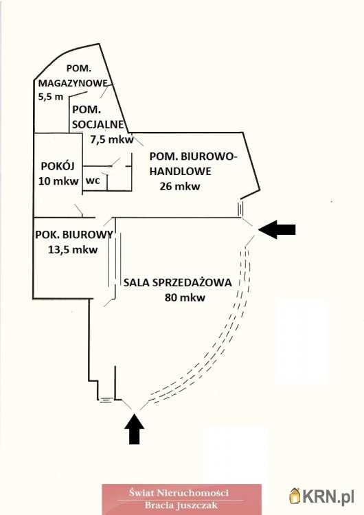 6 pokojowe, Lokal użytkowy  do wynajęcia, Wrocław, Śródmieście, ul. 